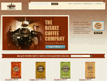 Tablet Screenshot of bisbeecoffee.com